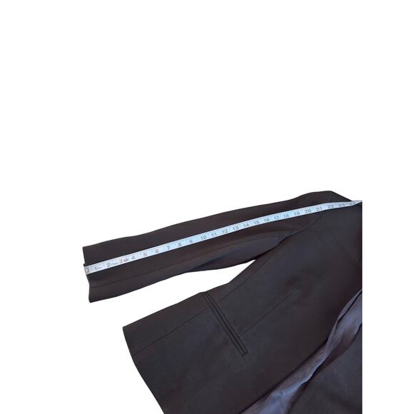 J.Crew Black Office Career Business Corporate New Going Out Blazer Size 6 - Picture 10 of 11